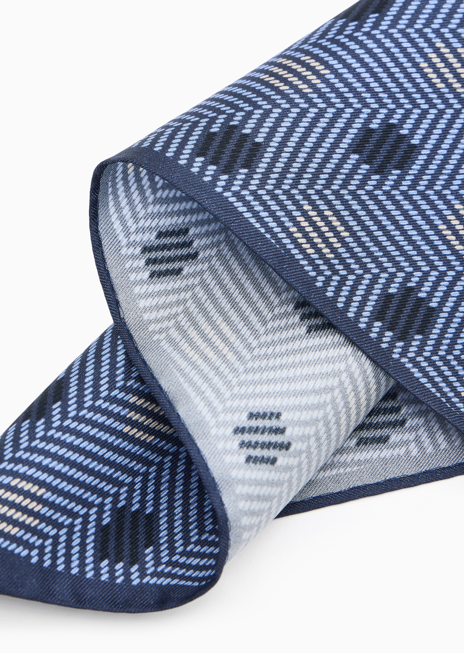 Giorgio Armani 男士桑蚕丝正方形通体提花正装口袋巾