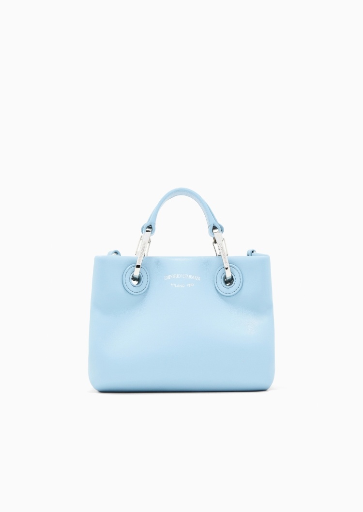 Emporio Armani 女士磁扣可拆肩带手提单肩斜挎托特包