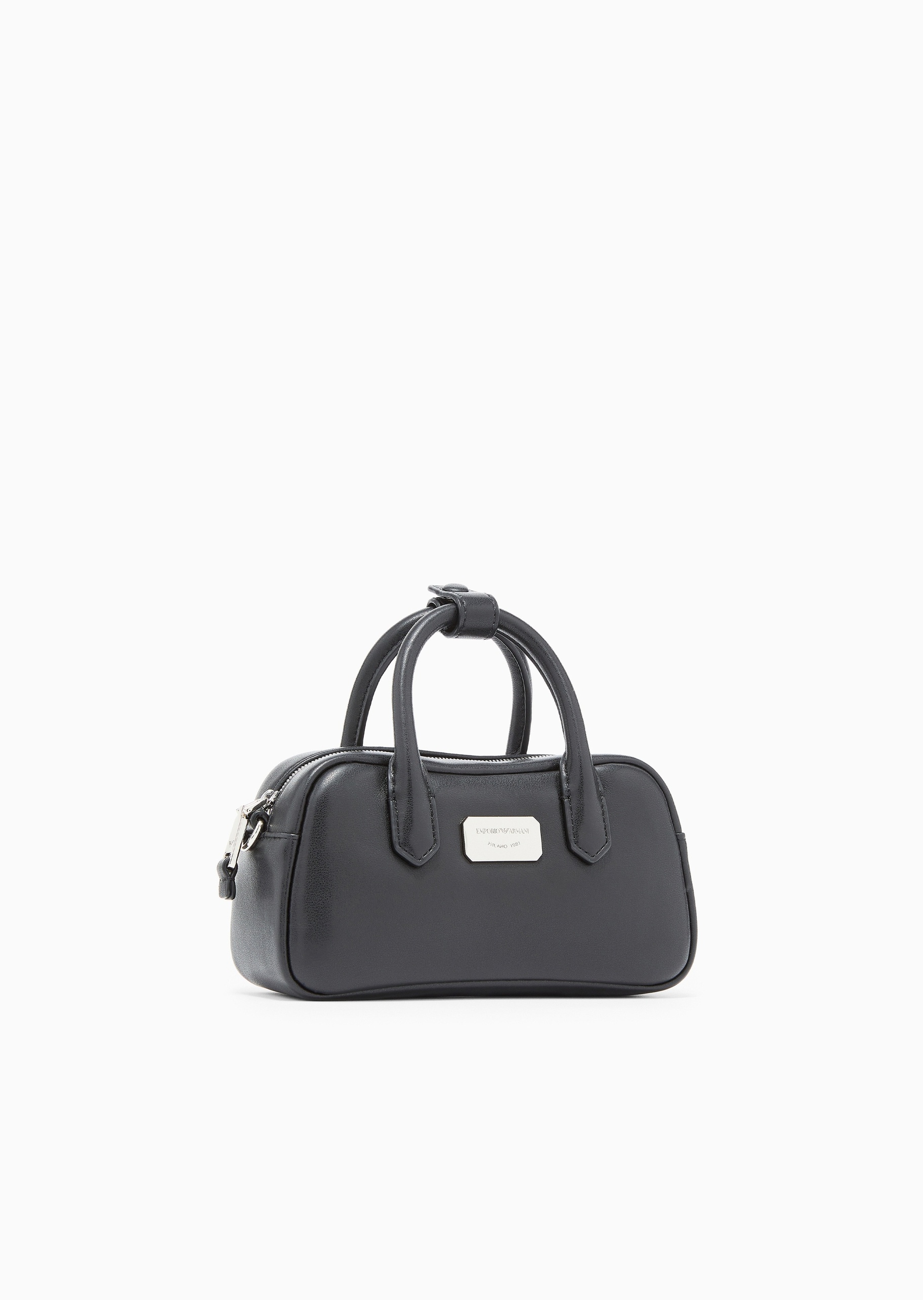 Emporio Armani 女士拉链长方形可拆肩带单肩斜挎手提包