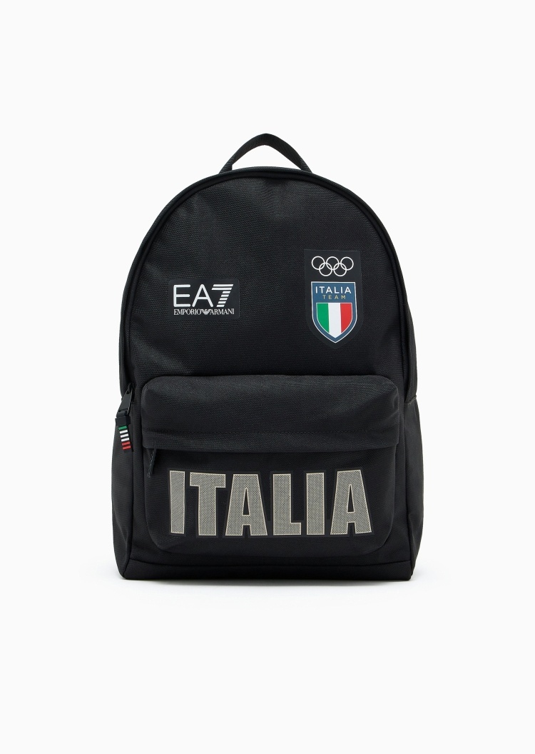 EA7 男女同款大容量拉链运动户外手提双肩包