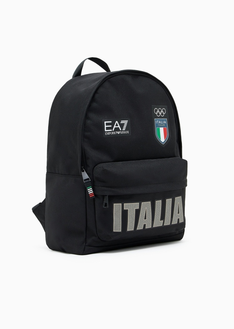 EA7 男女同款大容量拉链运动户外手提双肩包