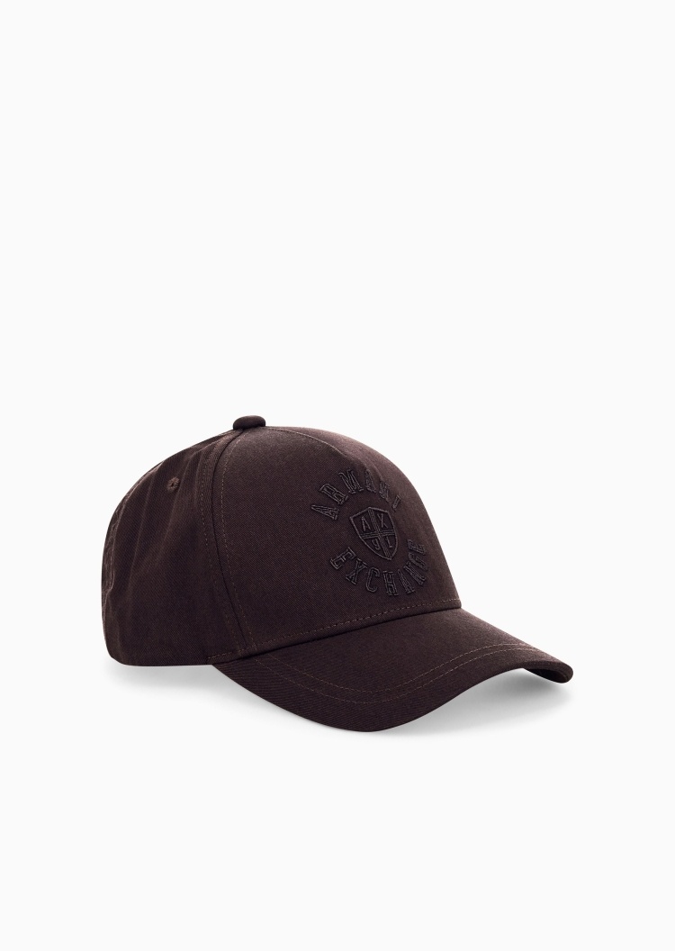 ARMANI EXCHANGE 女士纯棉宽帽檐出游休闲棒球鸭舌帽