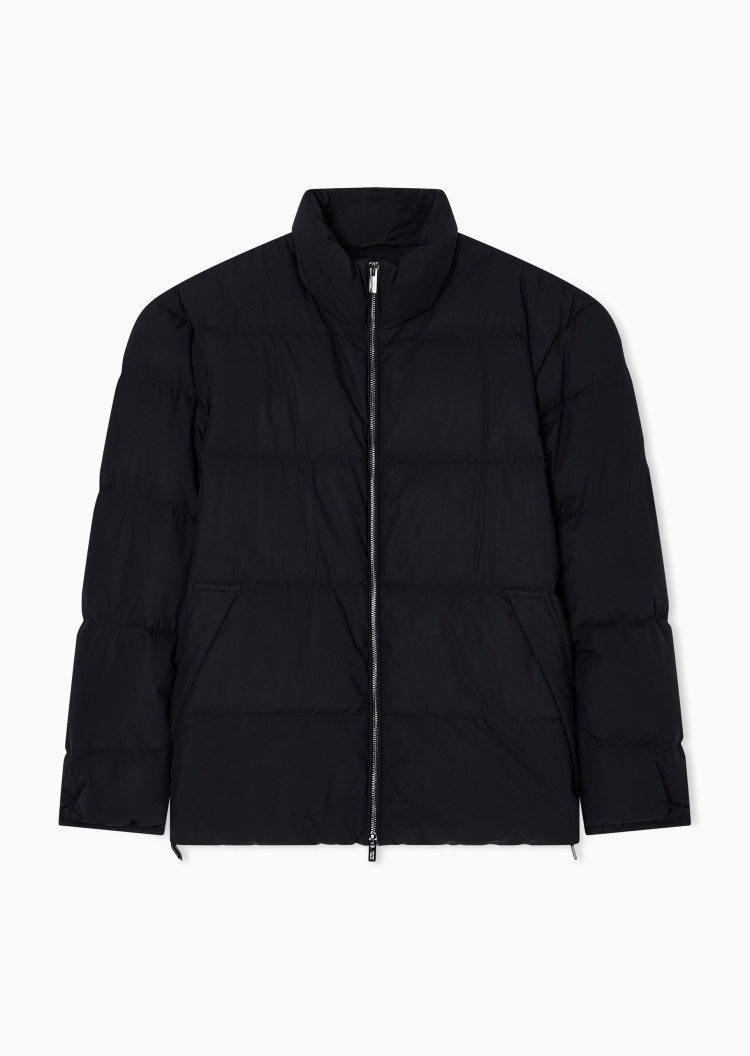 Emporio Armani 男士短款立领面包服防寒羽绒服