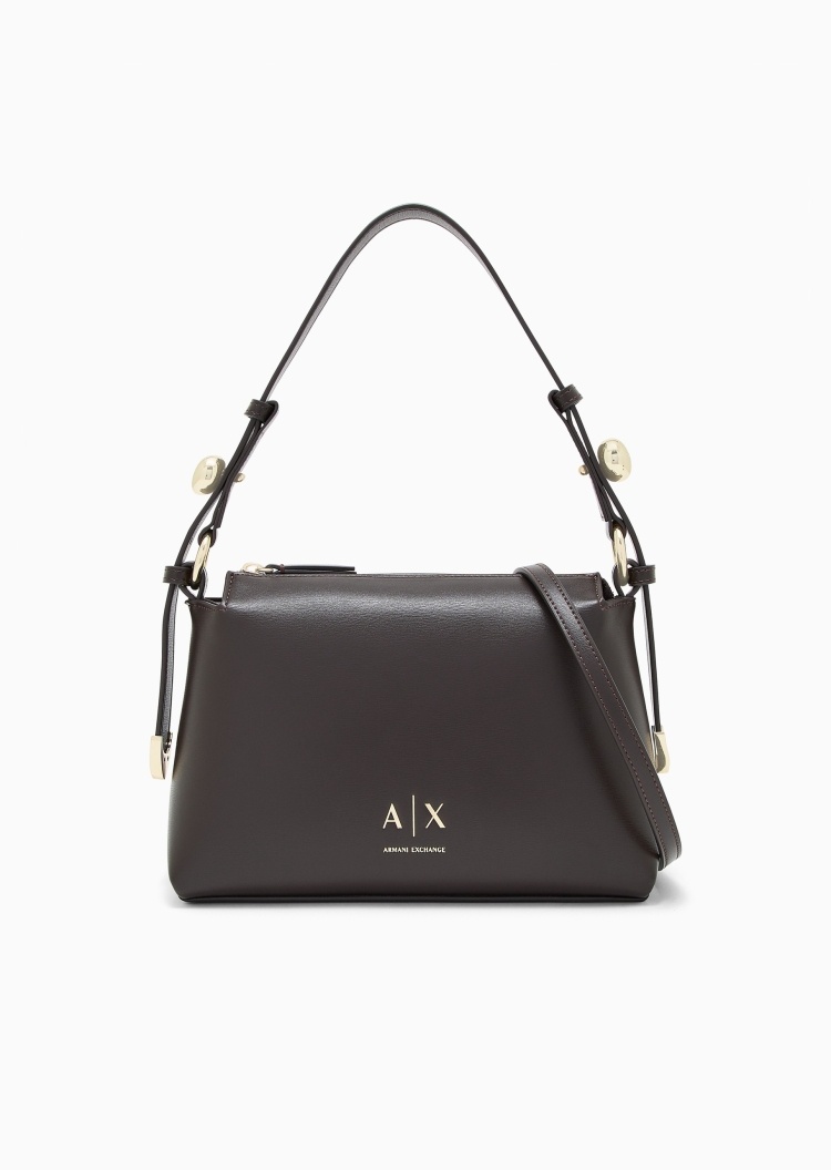 ARMANI EXCHANGE 女士拉链可拆肩带手提单肩斜挎包