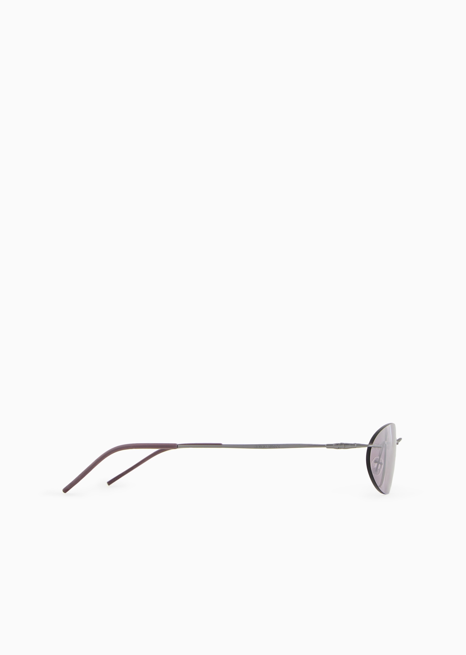 Giorgio Armani 女士椭圆形无框优雅知性太阳眼镜