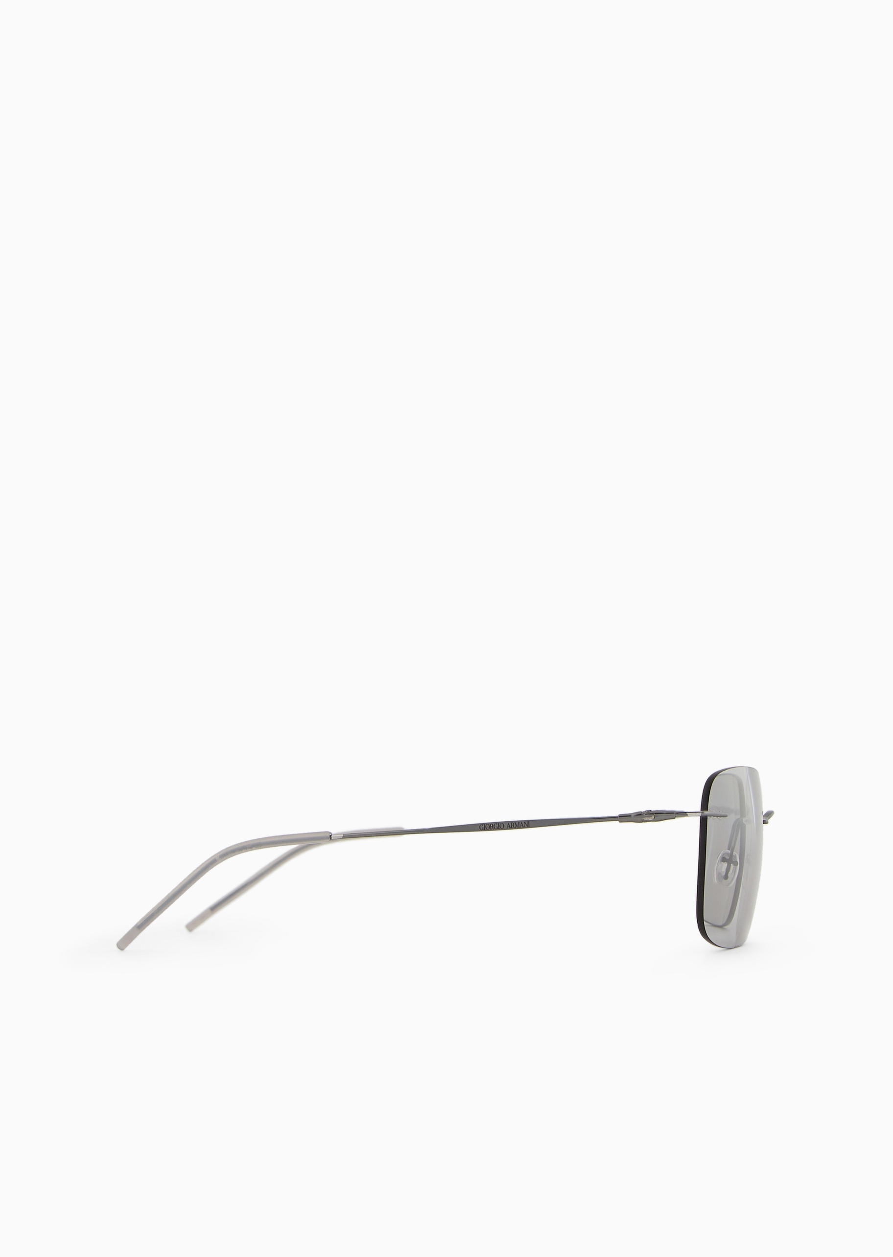 Giorgio Armani 男士简约枕形无框时尚遮阳太阳眼镜