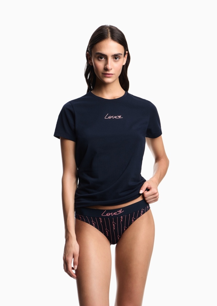 Emporio Armani 女士纯棉三角两条装性感内裤套装