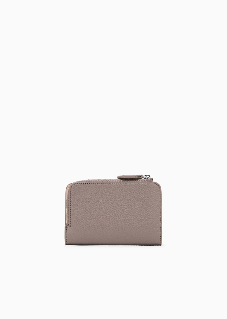 Emporio Armani 女士对折拉链多卡位钱夹钱包卡包一体