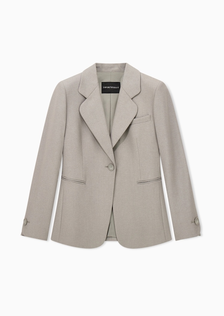 Emporio Armani 女士平驳领商务正装西服西装外套