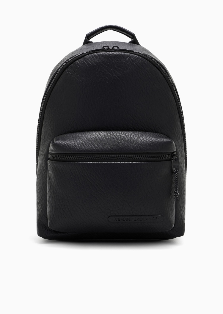 ARMANI EXCHANGE 男士拉链圆形大容量通勤手提双肩包