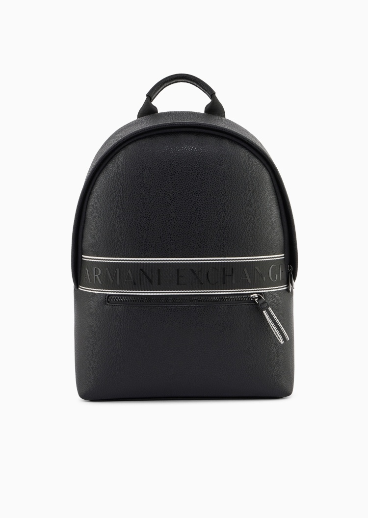 ARMANI EXCHANGE 男士拉链可调节撞色休闲手提双肩包