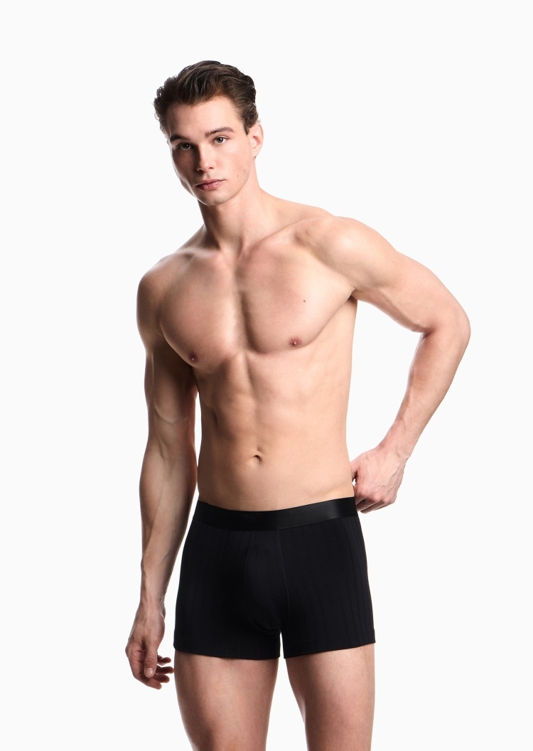 Emporio Armani 男士莫代尔弹力平角平角内裤礼物轻奢内裤