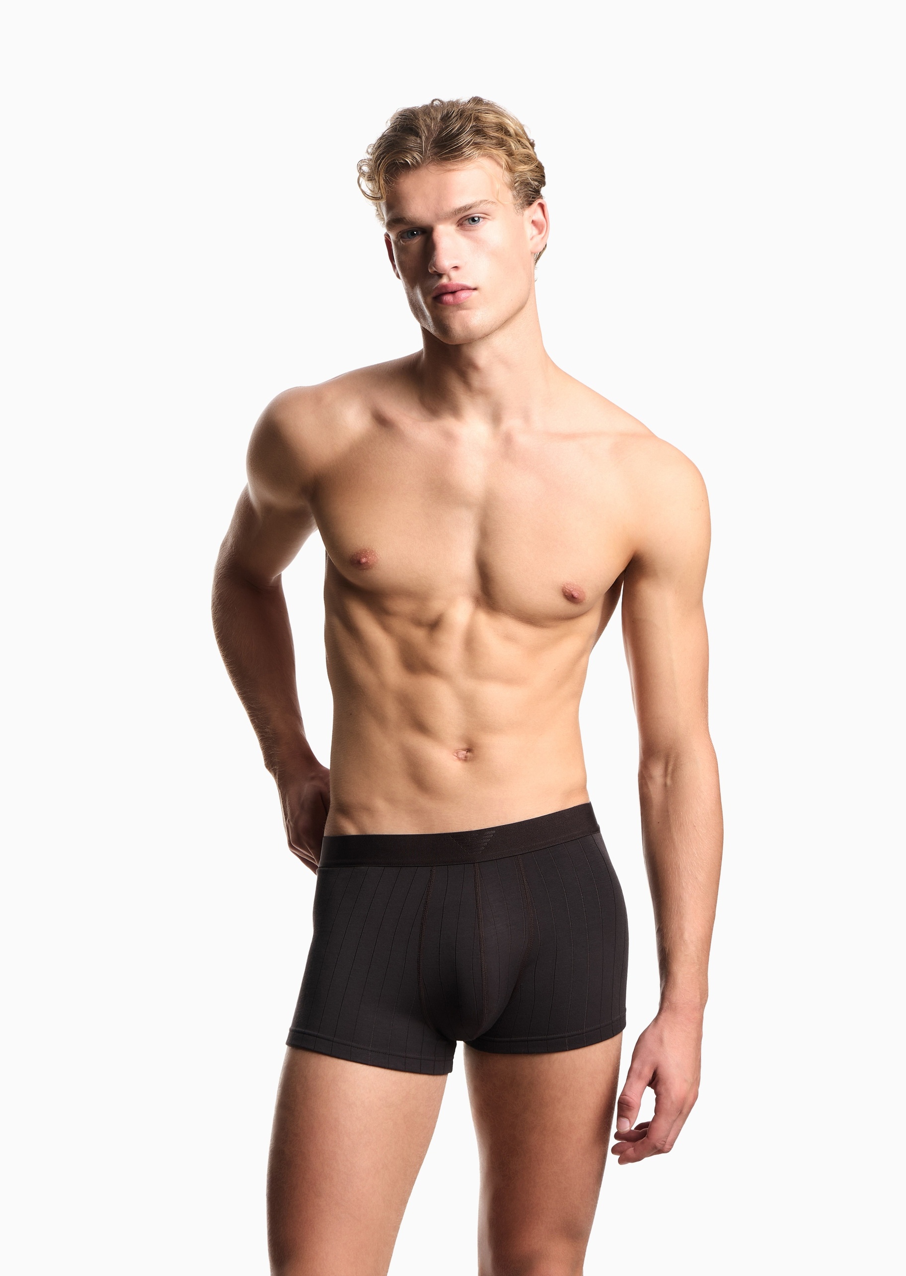 Emporio Armani 男士莫代尔弹力平角礼物轻奢内裤