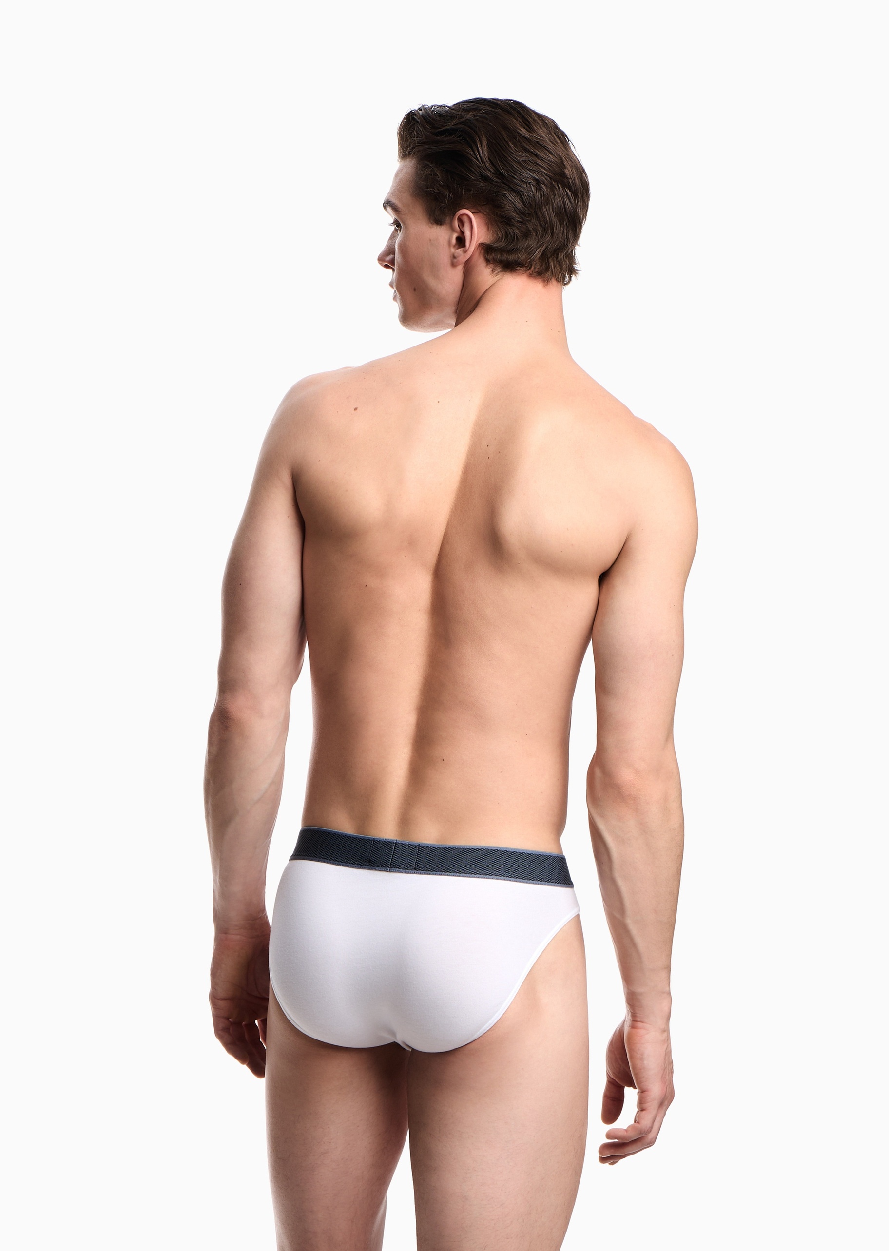 Emporio Armani 男士纯棉弹力三角礼物性感轻奢内裤