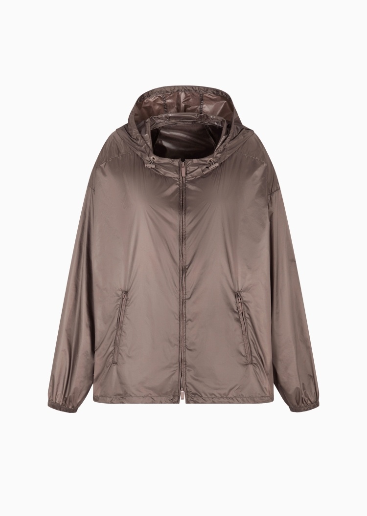 Emporio Armani 女士连帽宽松休闲户外机能夹克外套