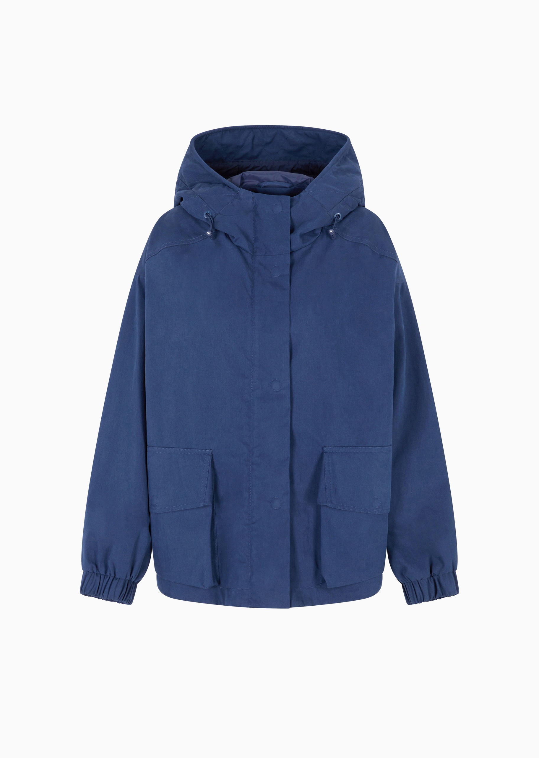 Emporio Armani 女士连帽宽松工装机能休闲夹克外套