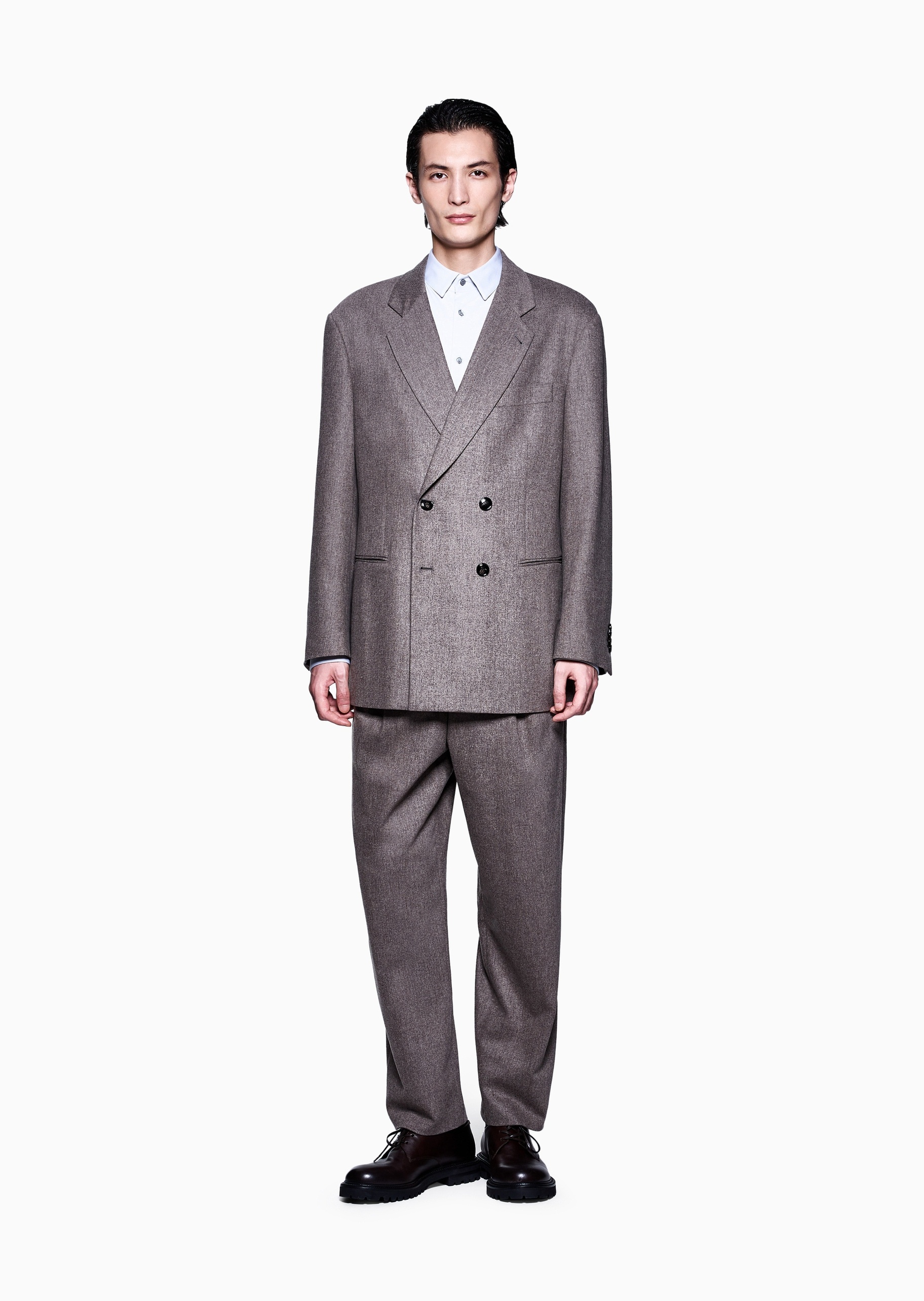 Giorgio Armani 男士长袖商务休闲通勤西装衬衫上衣