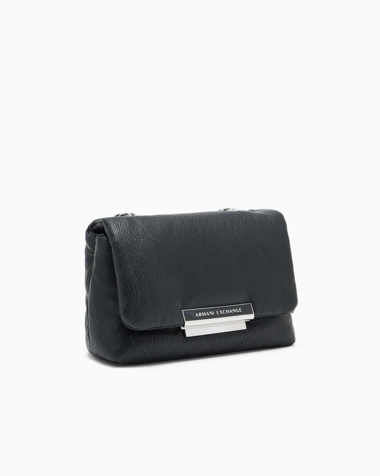 ARMANI EXCHANGE 女士翻盖可调节链条单肩斜挎迷你包