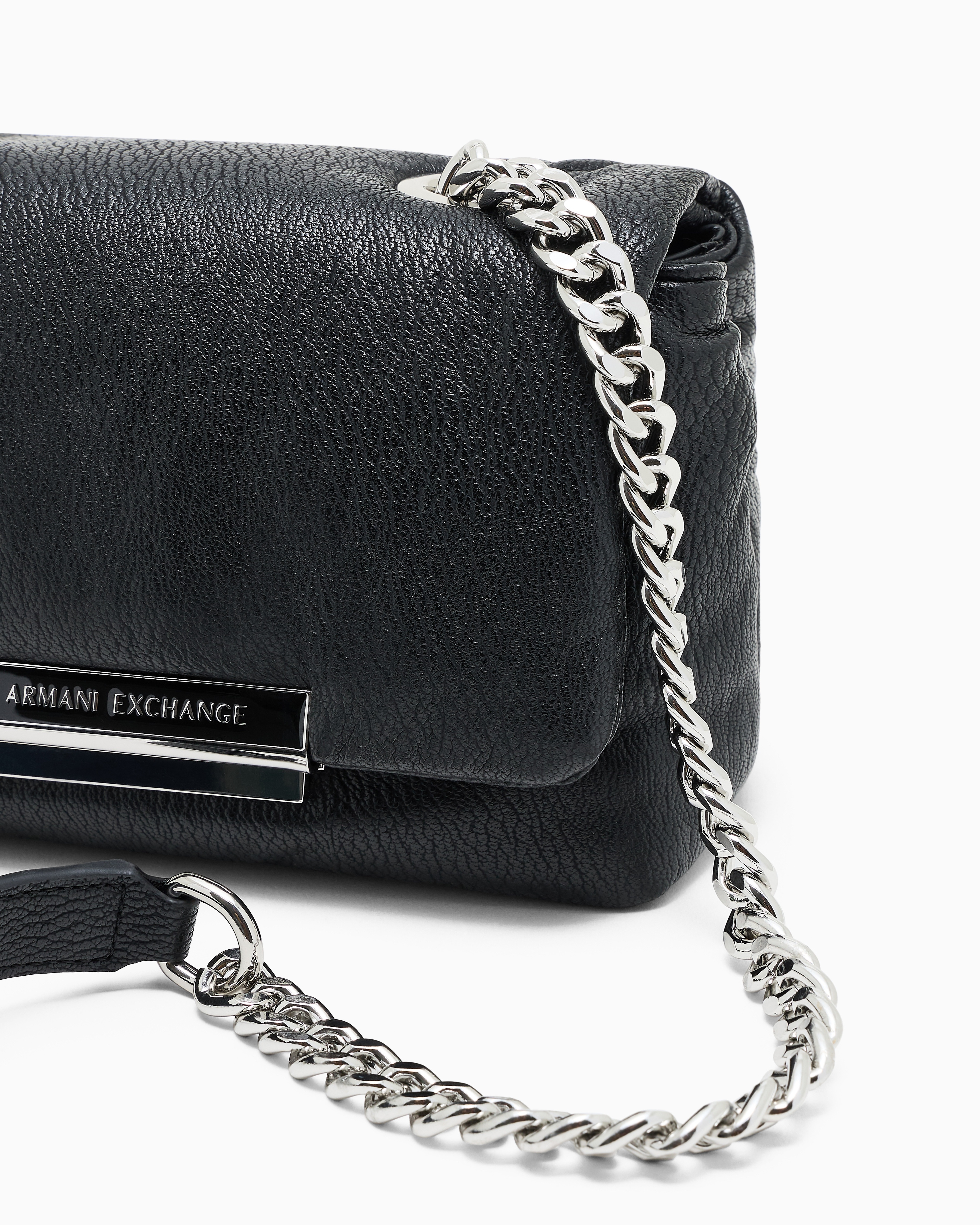 ARMANI EXCHANGE 女士链条休闲通勤迷你单肩斜挎包