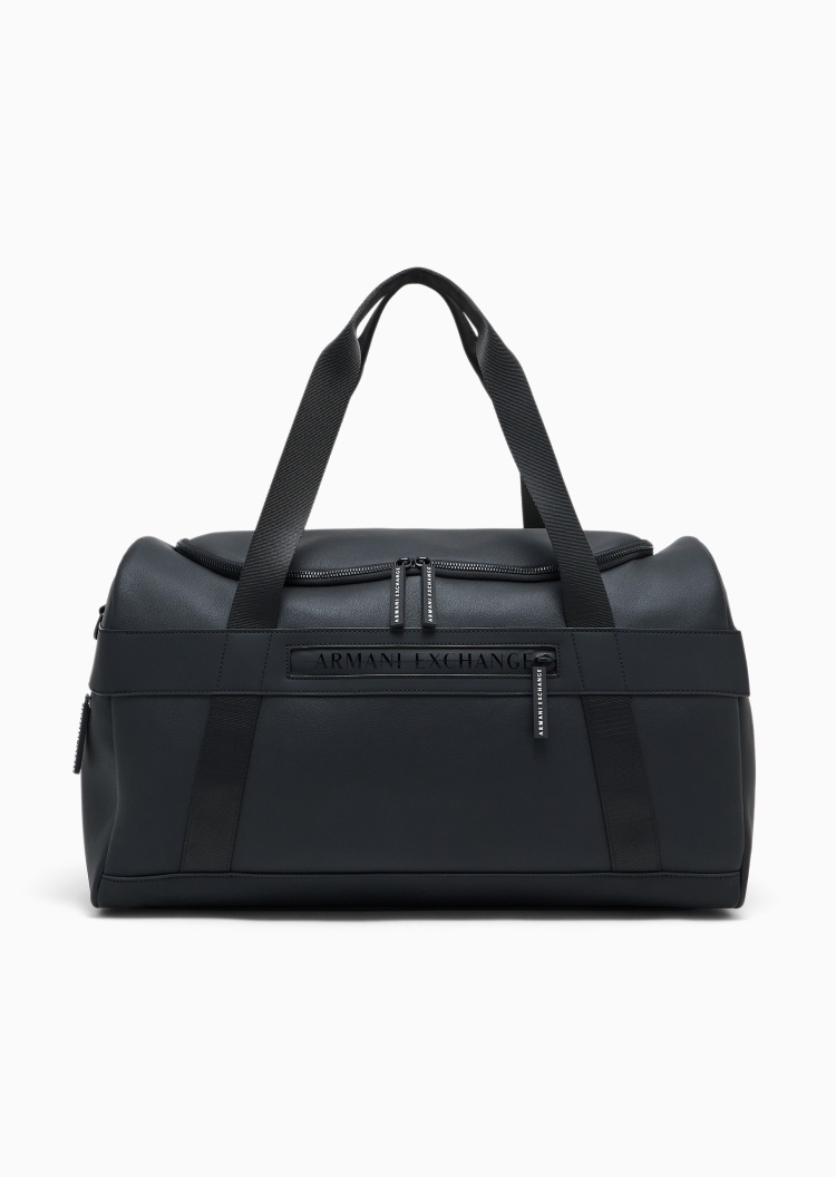 ARMANI EXCHANGE 男士大容量拉链可拆肩带手提斜挎旅行袋