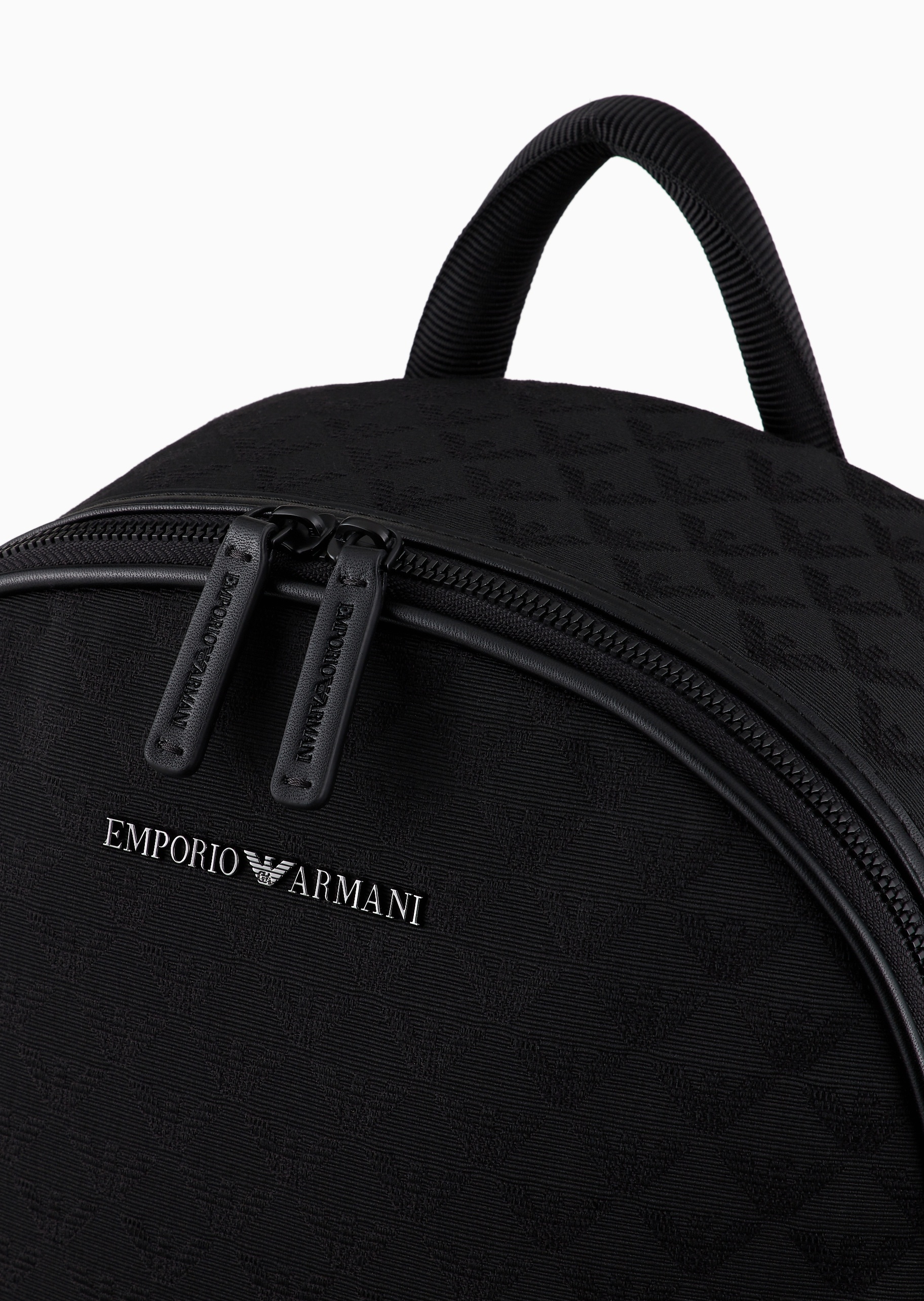 男士立体前袋鹰标双肩包| 双肩包-男士| Emporio Armani®中国官网