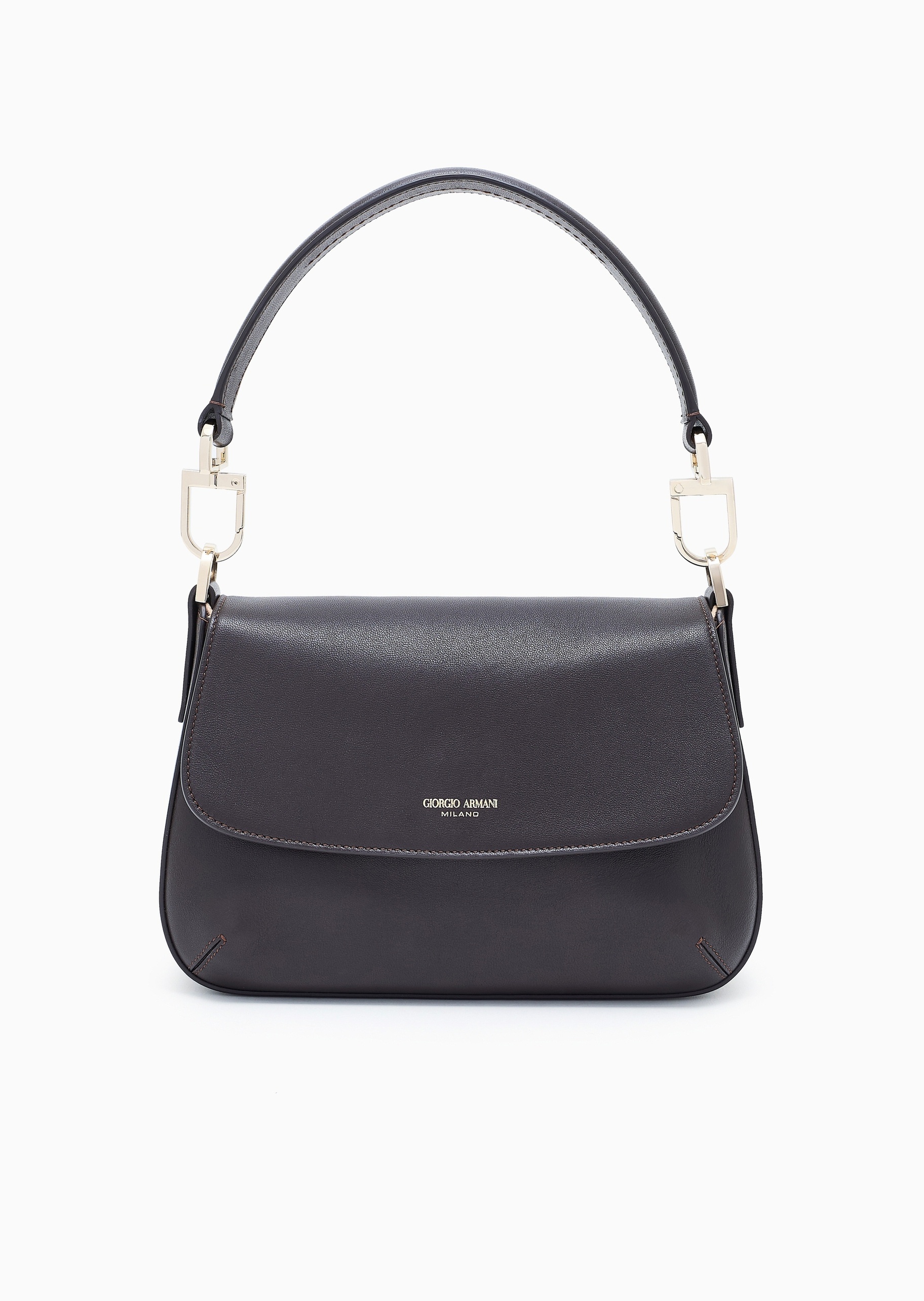 美品⭐︎激レア⭐︎GIORGIO ARMANI 巾着バック 中古・古着通販】GIORGIO ARMANI (ジョルジョアルマーニ) レザー