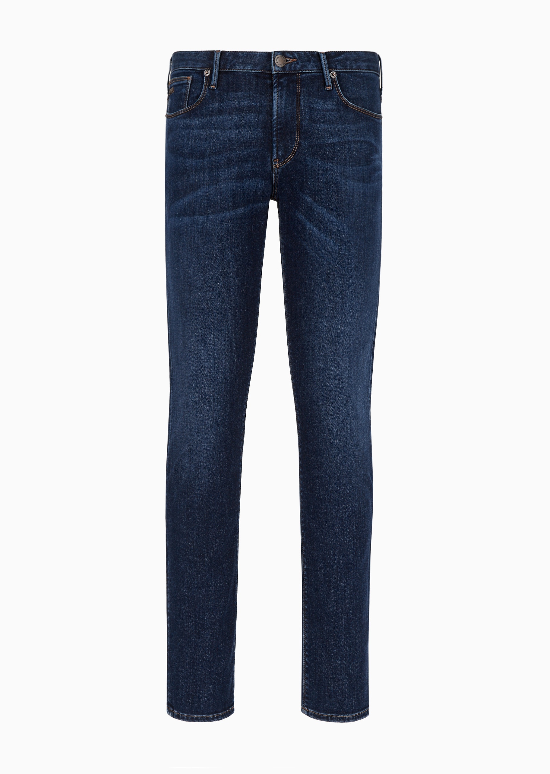 美品✨EMPORIO　ARMANI　デニム　30 レザーパッチ　ウォッシュ加工 undefined
