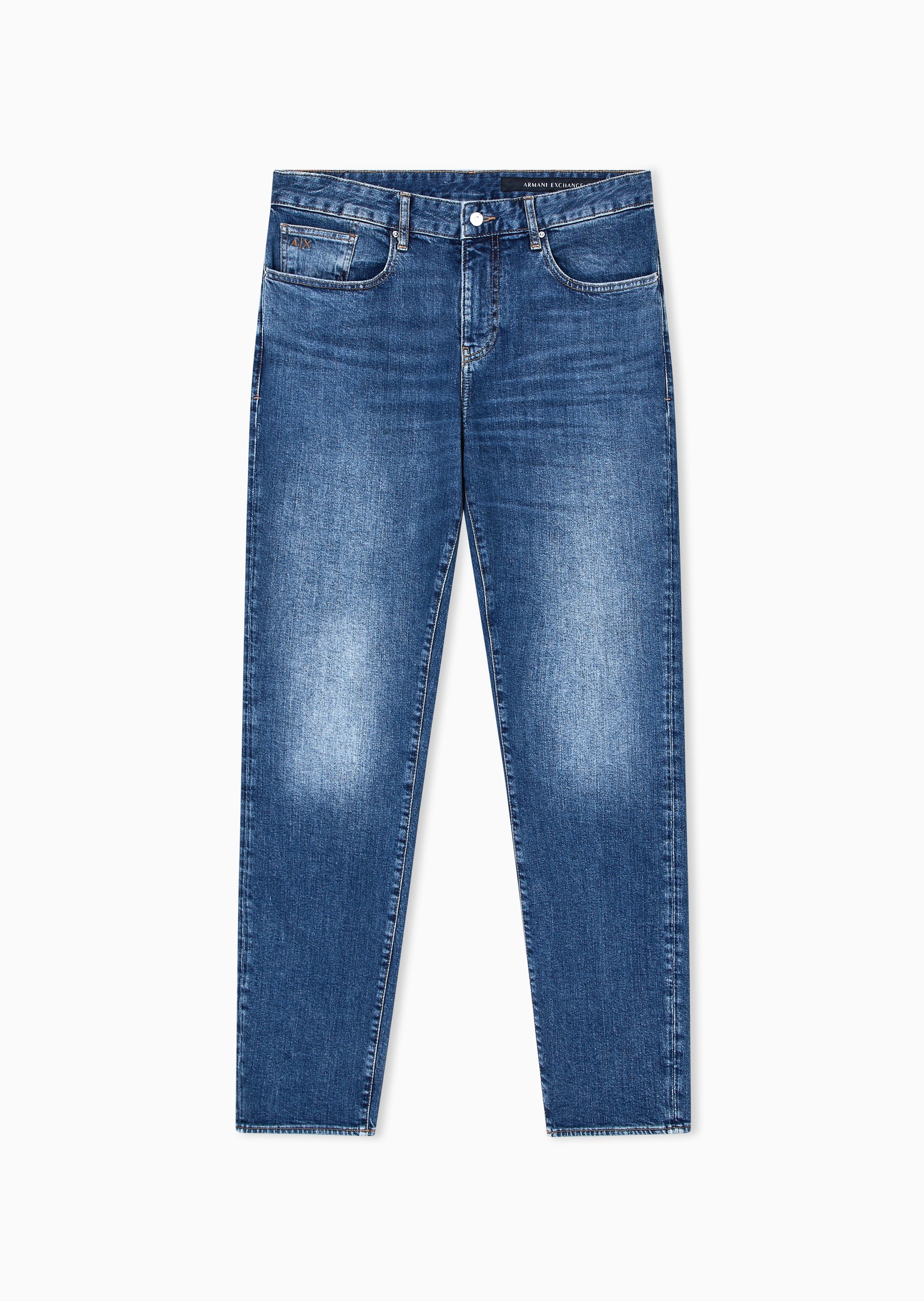 【新品】ARMANI JEANS マフラーBLUE男子♤女性 Denim Jackets | Armani Exchange