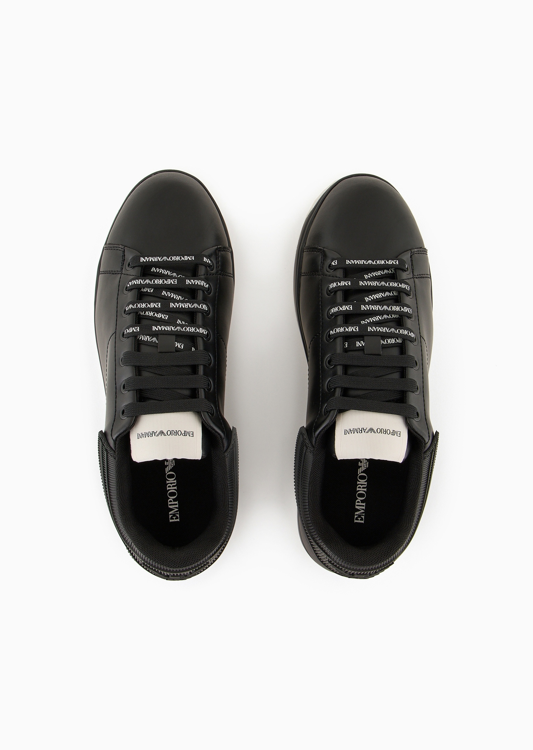 男士标识系带滚花底运动鞋| 运动鞋-男士| Emporio Armani®中国官网