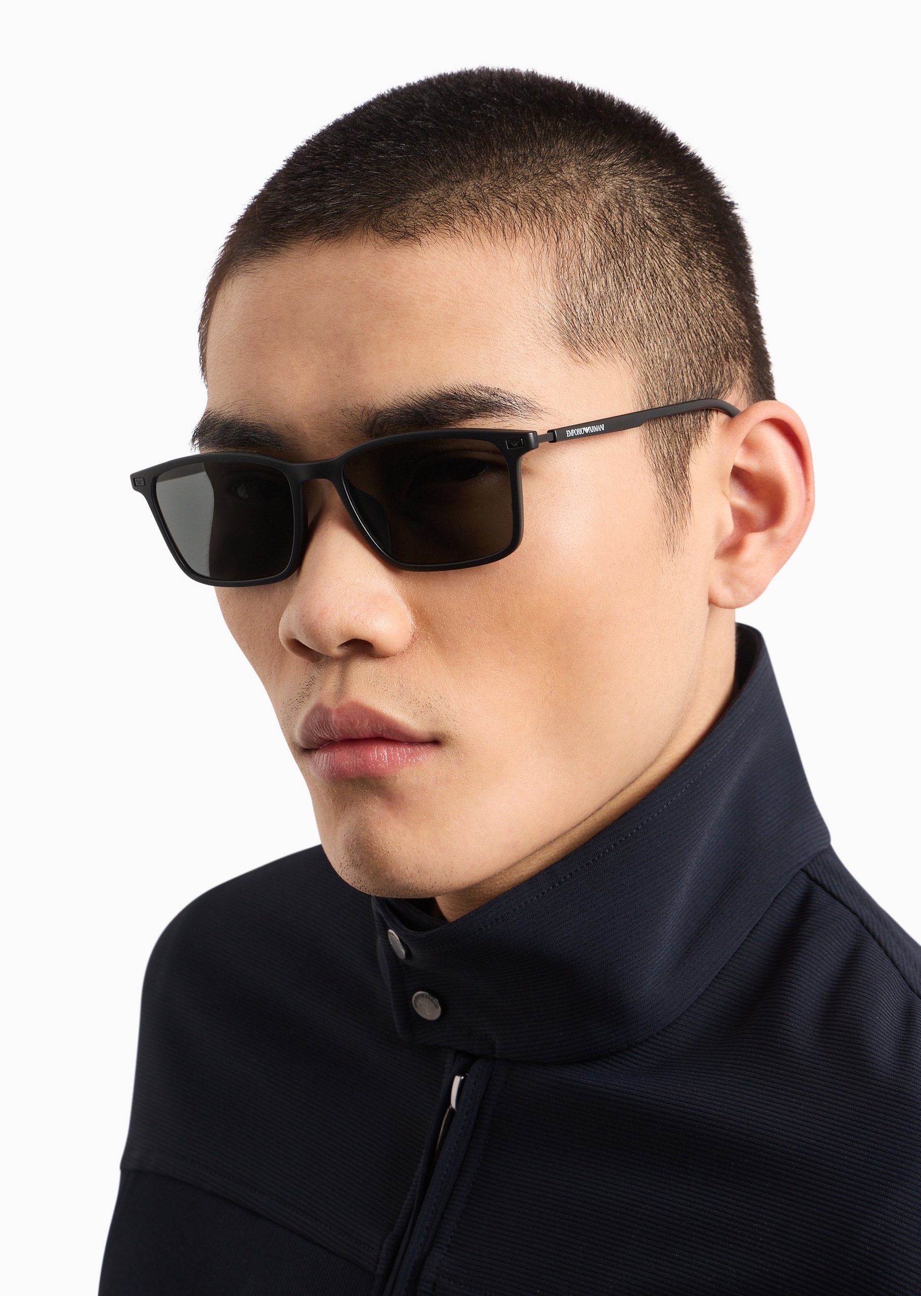 男士矩形边框遮光简约时尚太阳眼镜| 太阳眼镜-男士| EMPORIO