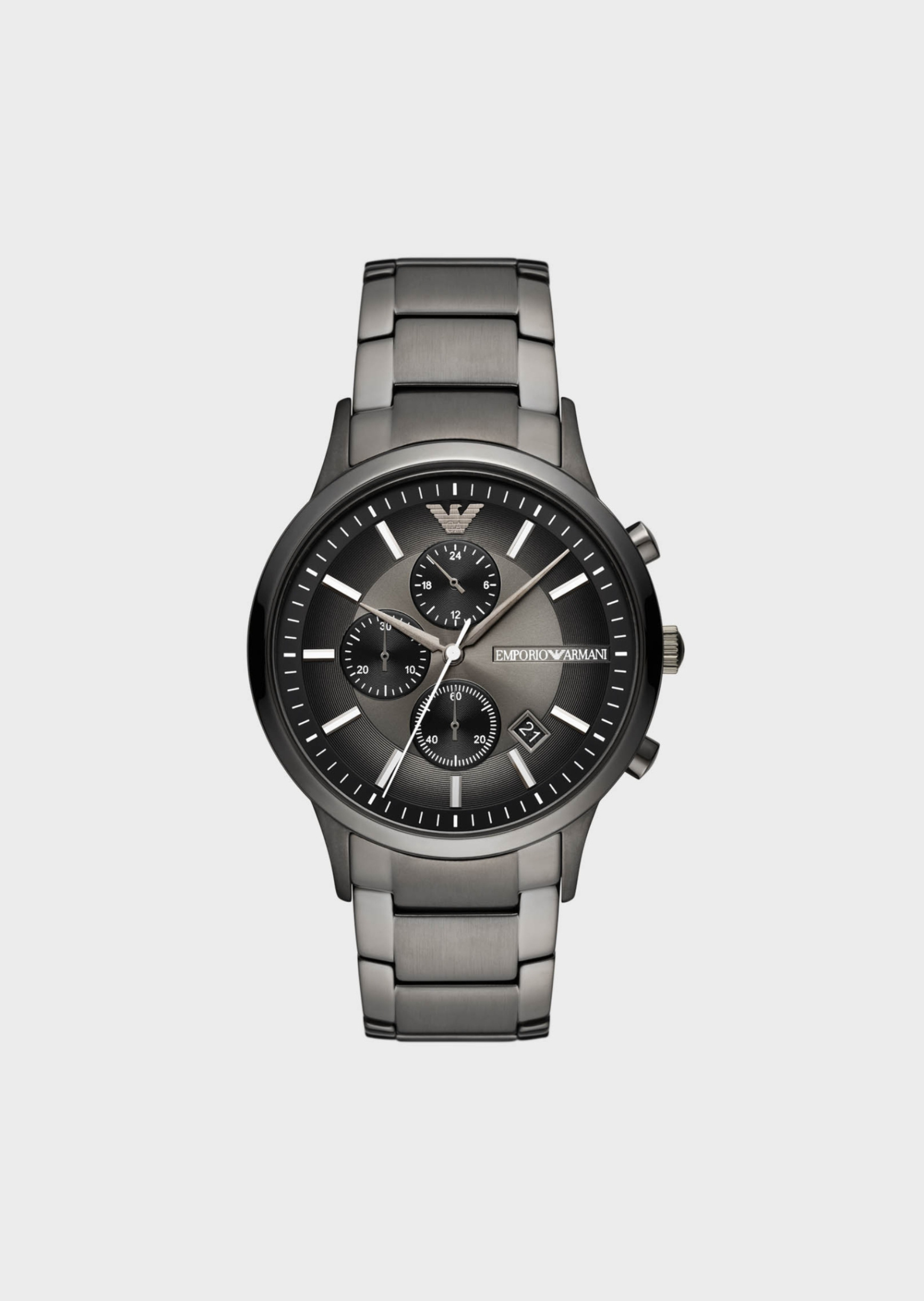 Emporio Armani 石墨黑渐变石英腕表