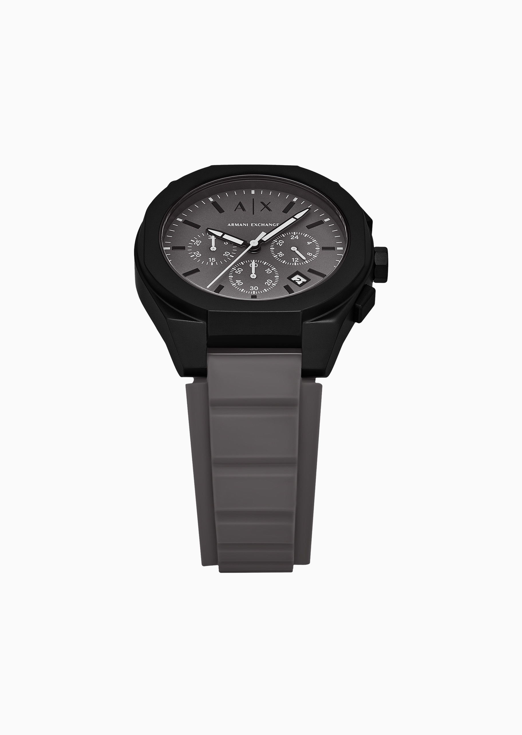 ARMANI EXCHANGE 男士大表盘哑光三眼计时石英腕表