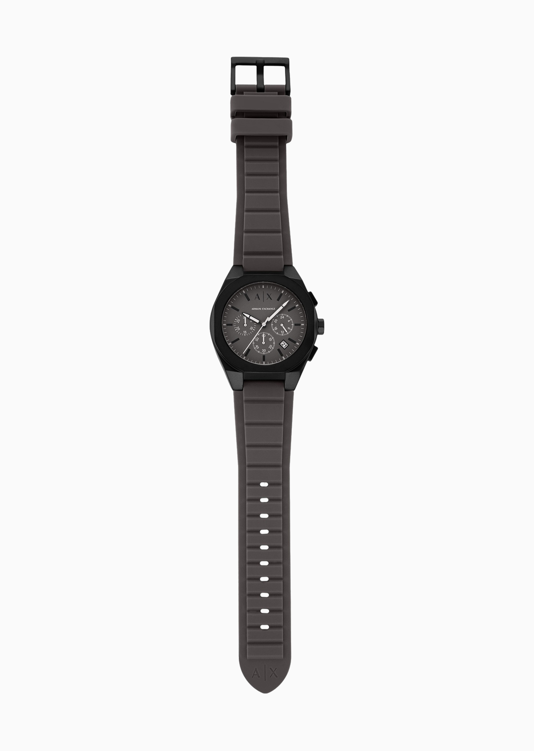 ARMANI EXCHANGE 男士大表盘哑光三眼计时石英腕表