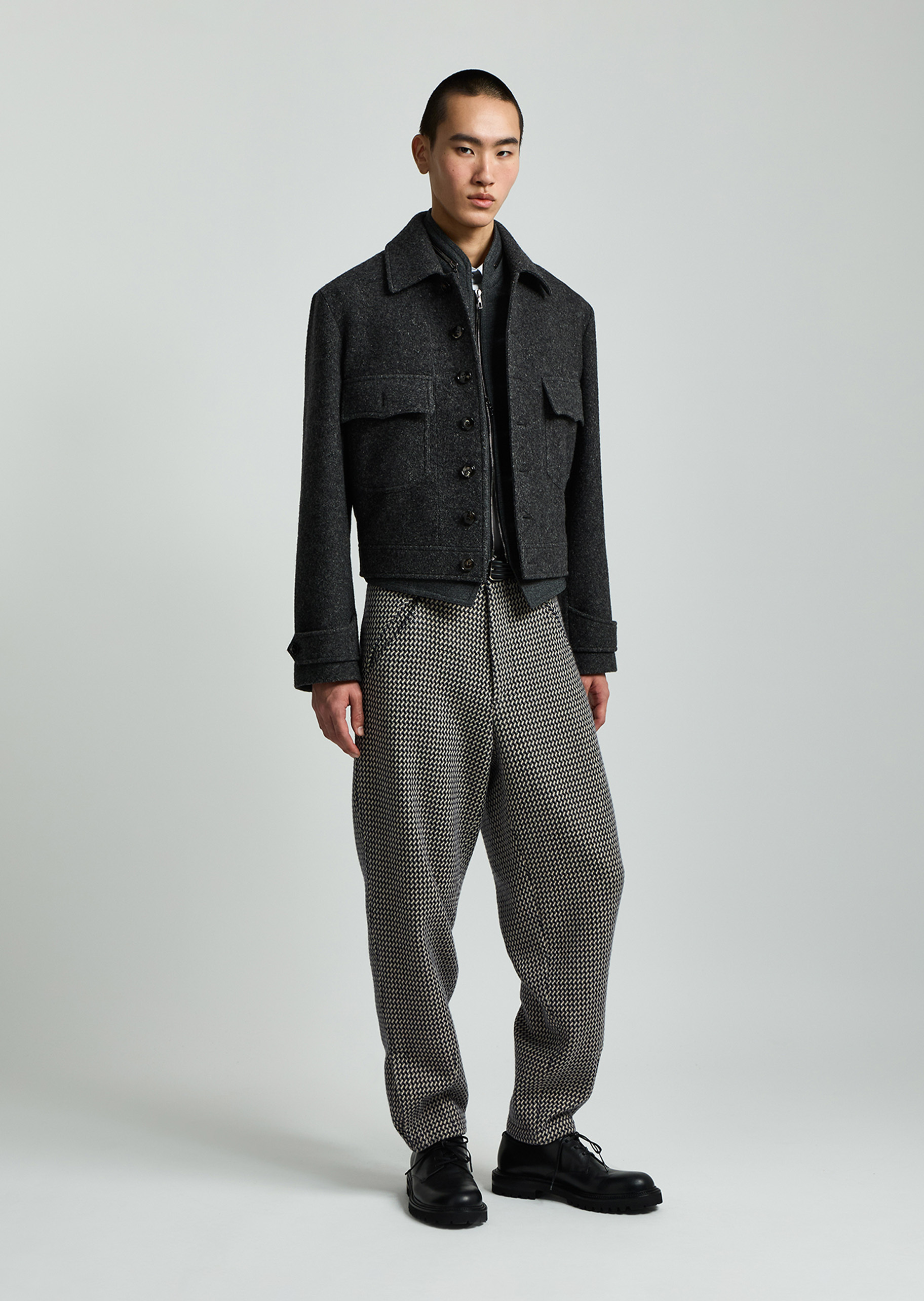 Giorgio Armani 男士长袖商务休闲通勤西装衬衫上衣