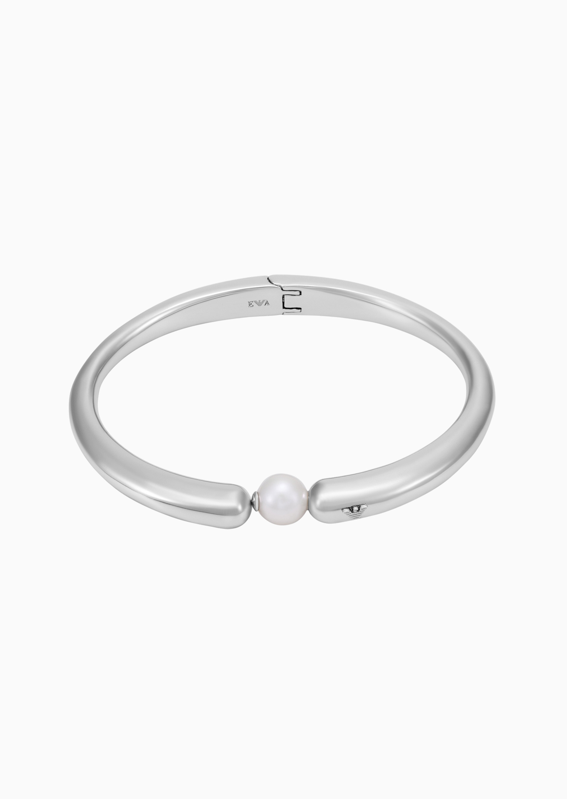 Emporio Armani 女士环形珍珠立体鹰标时尚优雅手镯