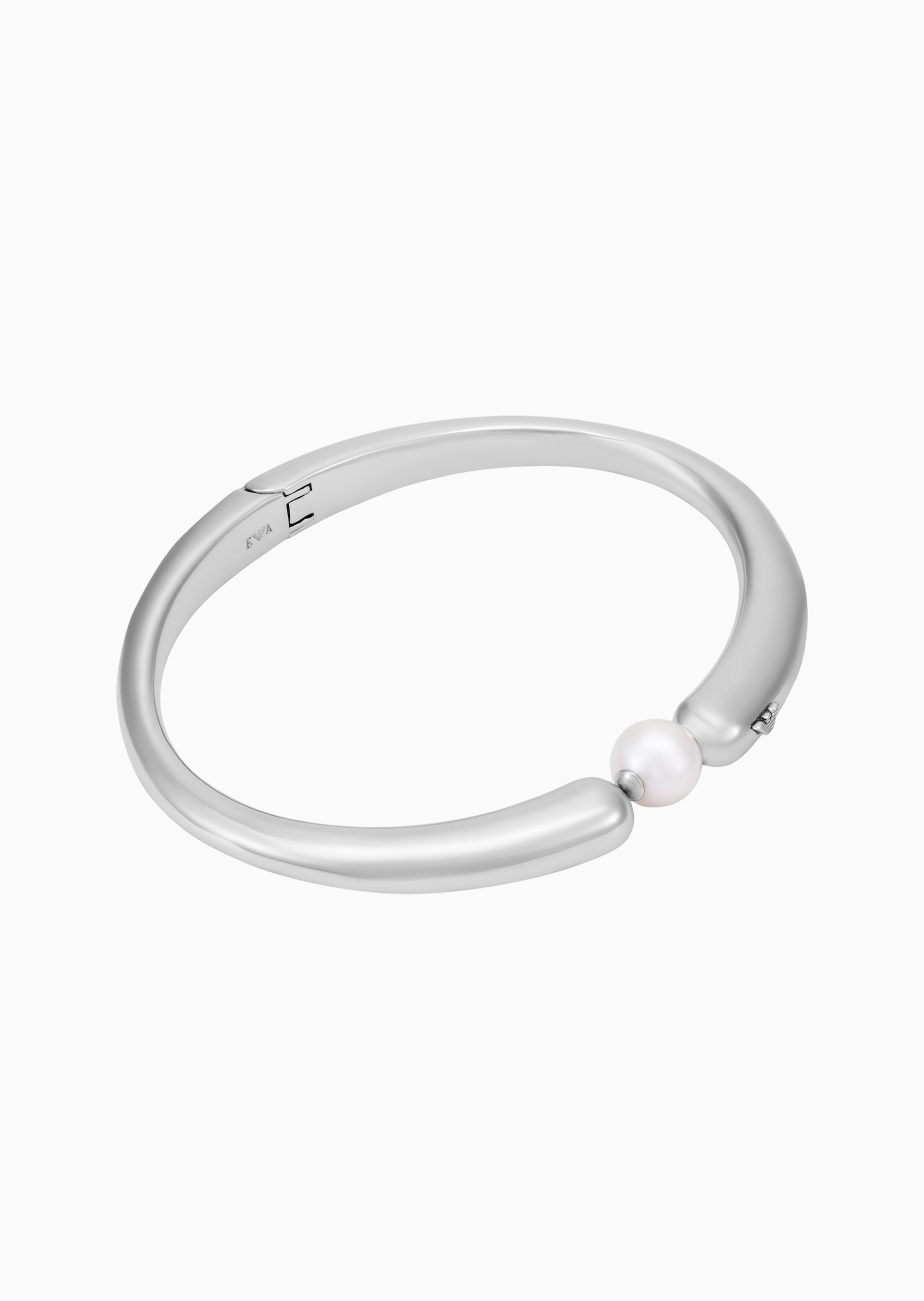 Emporio Armani 女士环形珍珠立体鹰标时尚优雅手镯