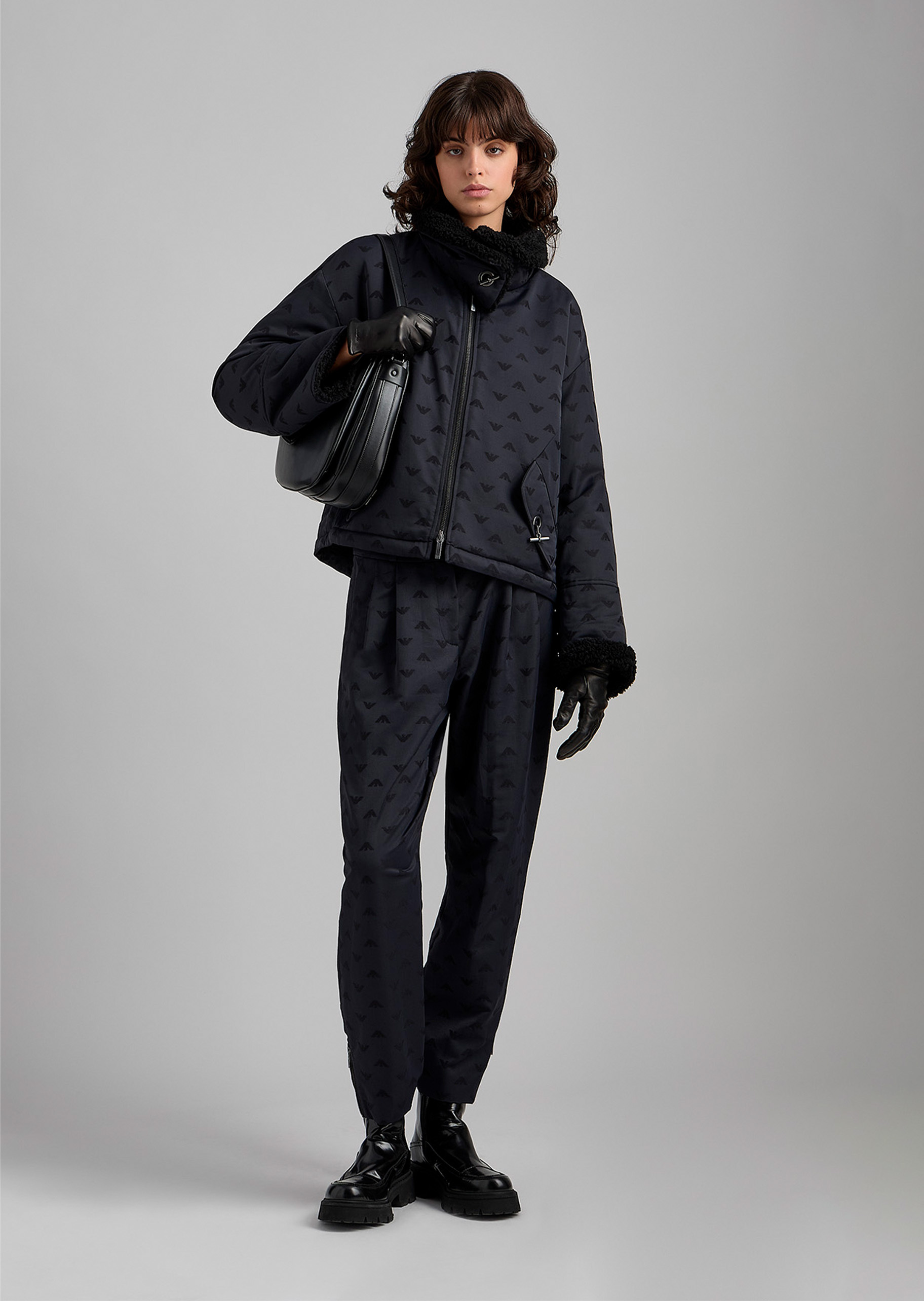 Emporio Armani 女士Hobo可拆肩带商务休闲单肩斜挎包