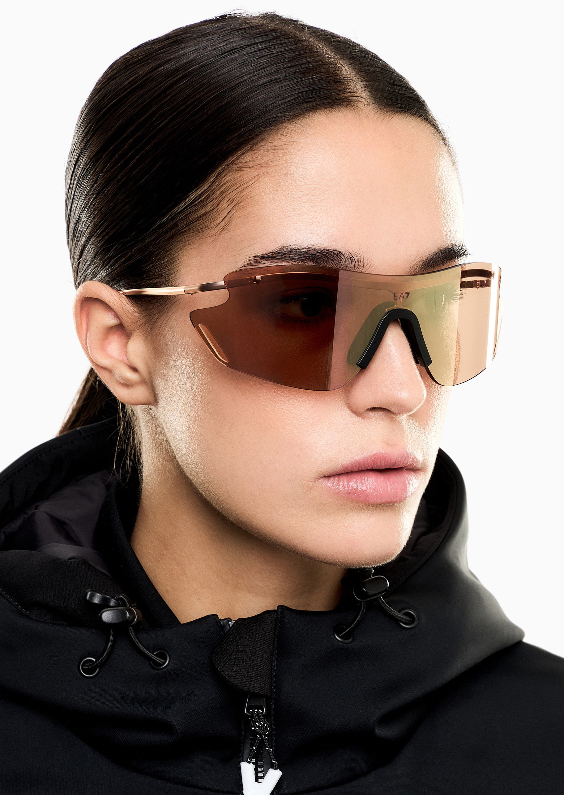 EA7 男士不规则形运动时尚潮流太阳眼镜