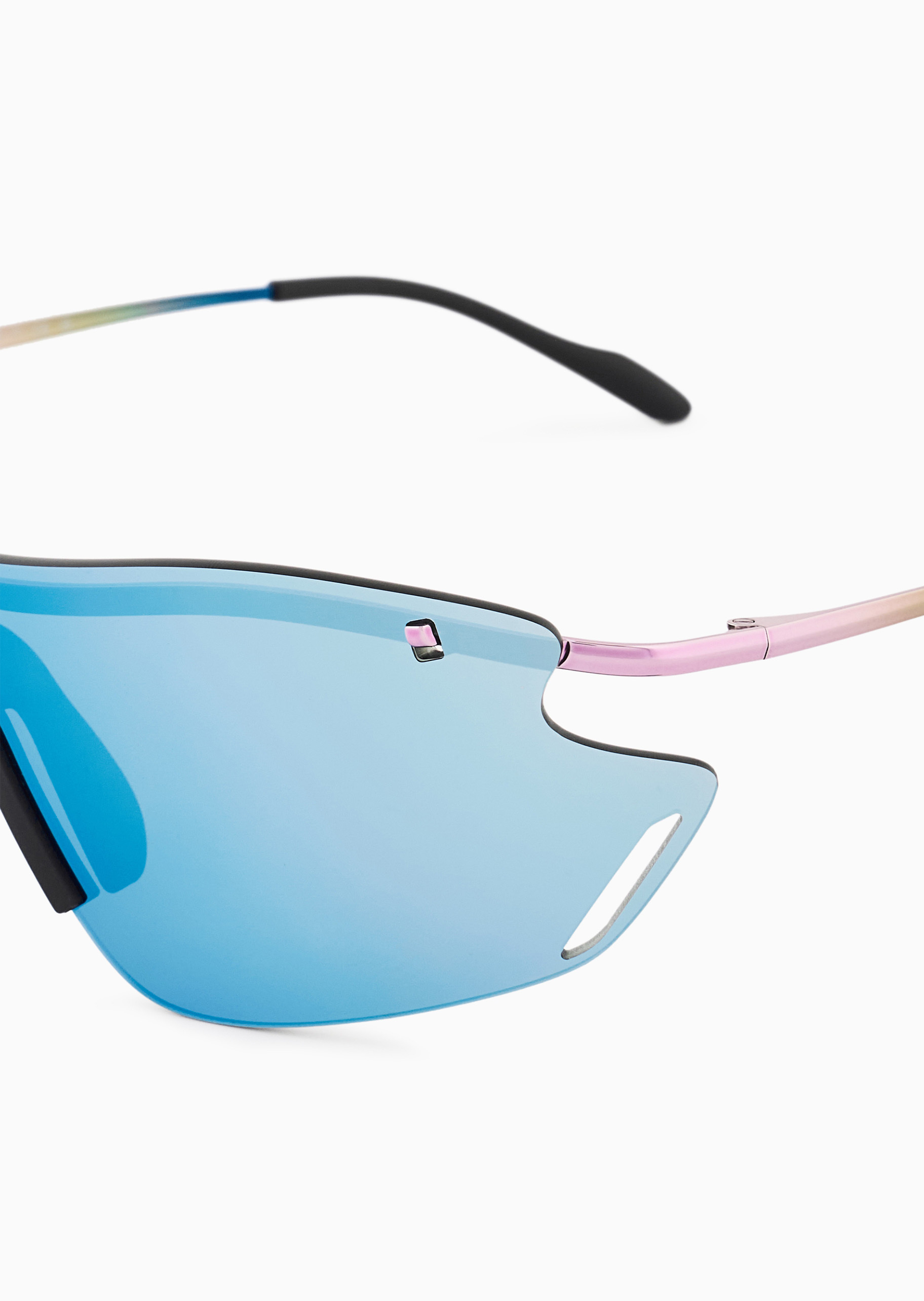 EA7 男士不规则形运动时尚潮流太阳眼镜