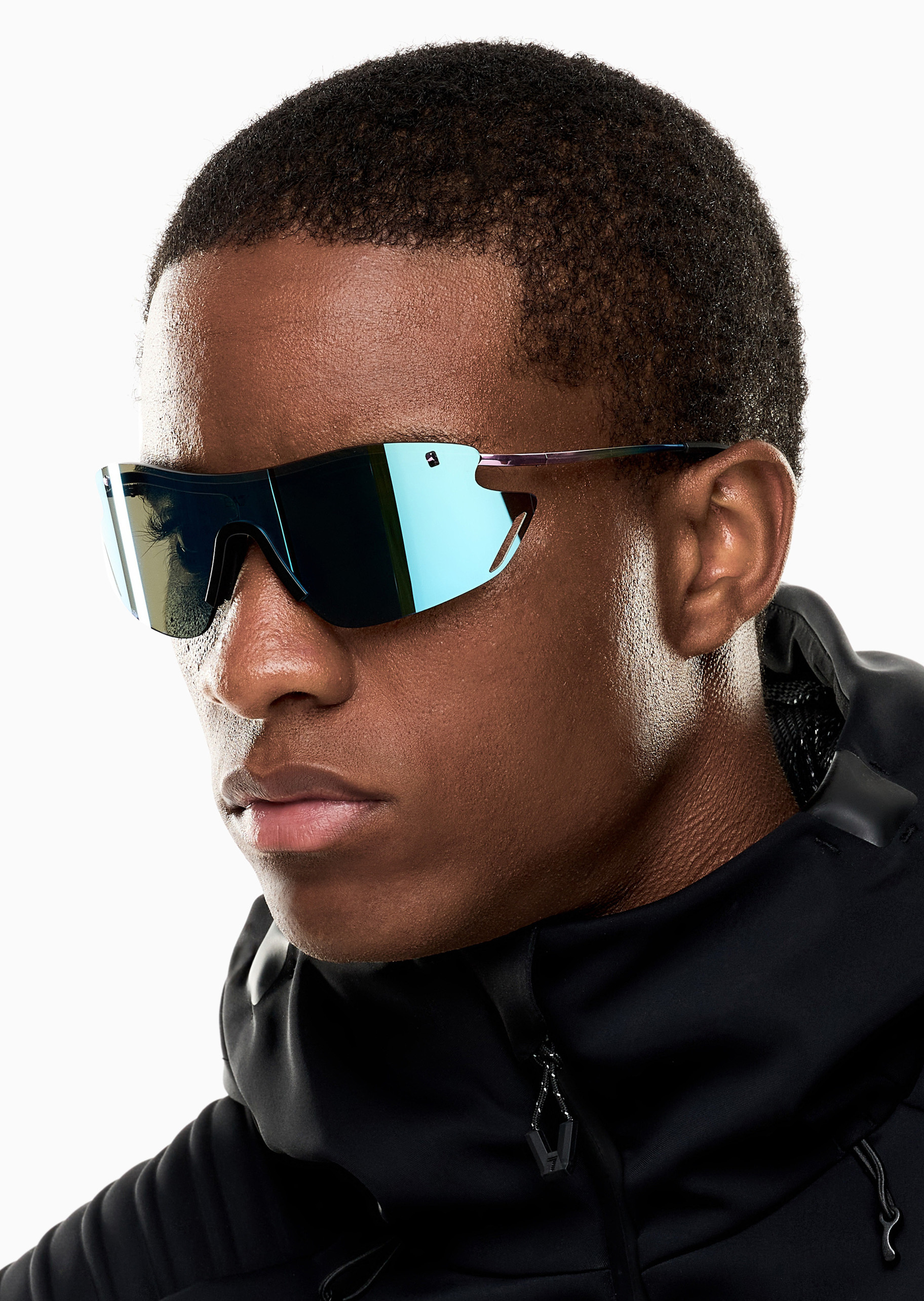 EA7 男士不规则形运动时尚潮流太阳眼镜