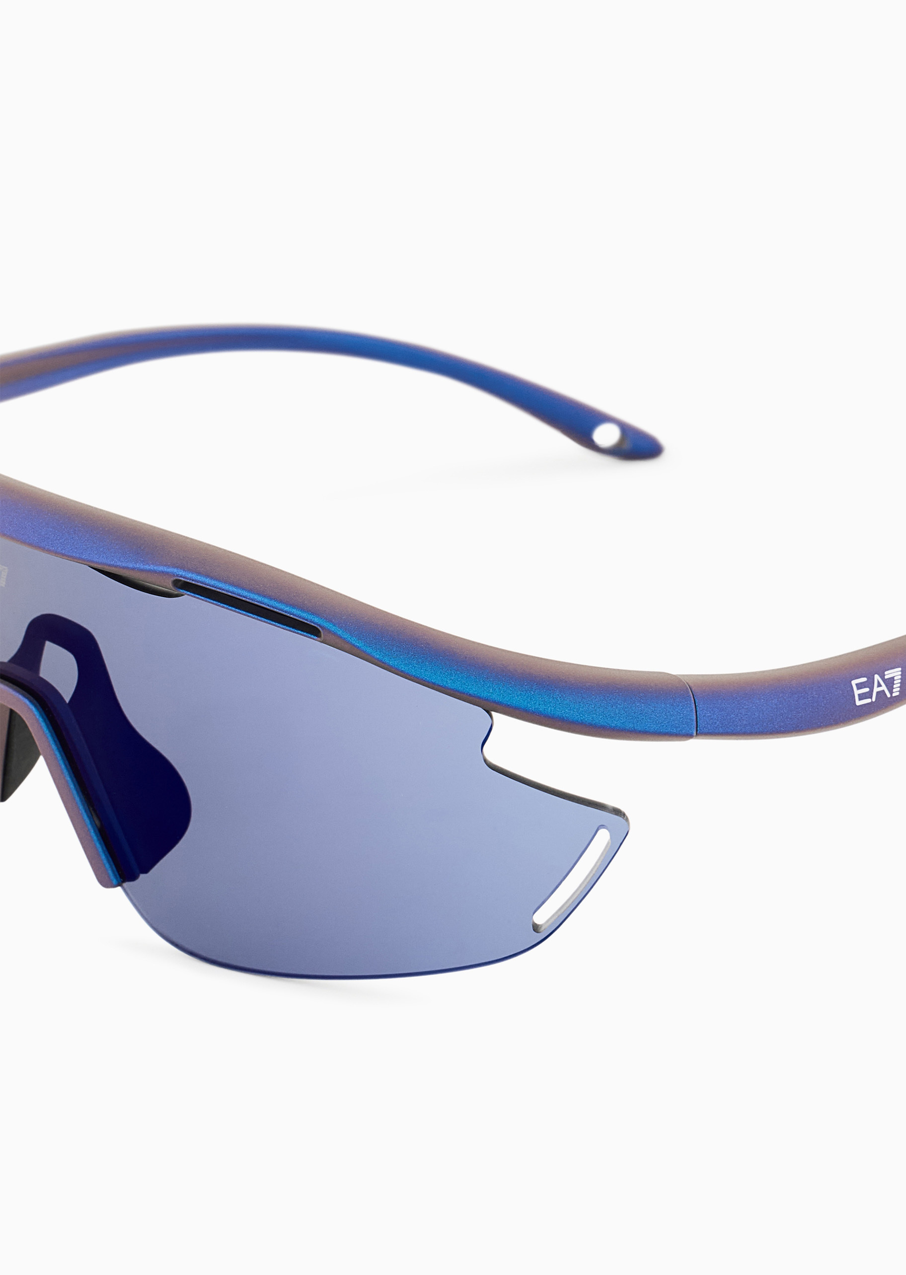 EA7 男士不规则形双镜片运动太阳眼镜