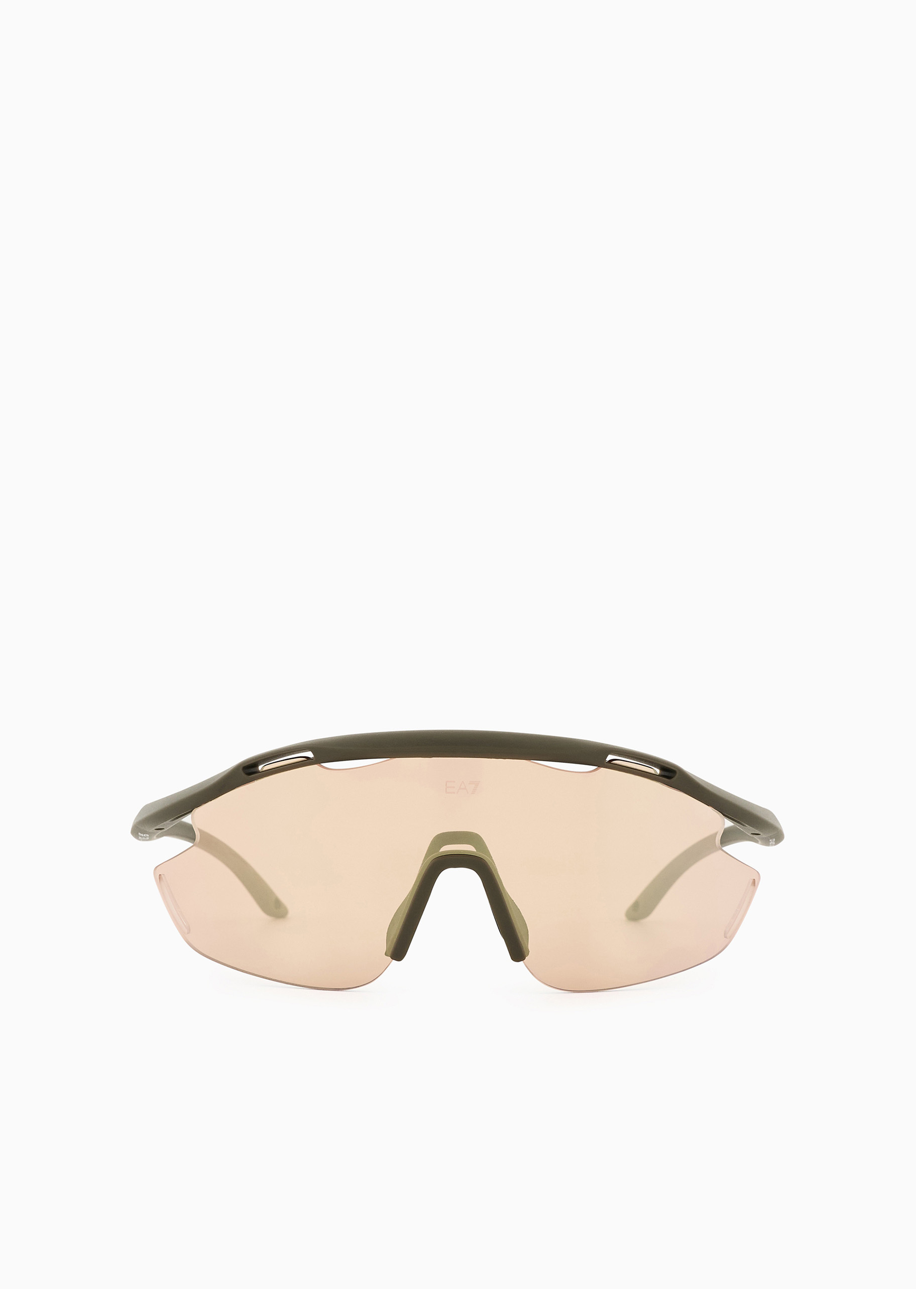 EA7 男士不规则形双镜片运动太阳眼镜